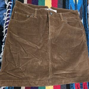 GAP Brown Corduroy Mini Skirt